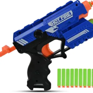 Blaze Storm Soft Bullet Toy Gun for Kids | Foam Dart Blaster with Safe Soft Bullets | Long Range Shooting Action Toy | Birthday Gift for Boys (Multicolor)