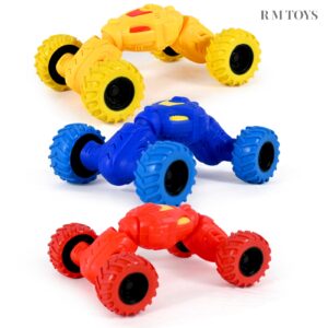 Colorful Mini Stunt Cars for Kids – Durable 4-Wheel Flip Toy Cars Set