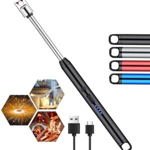 Radha Madhav USB Rechargeable Flexible Electric Lighter for Kitchen & Outdoor Use