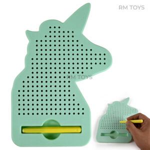Radha madhav Unicorn Magnetic Drawing Board for Kids with Stylus Pen | Reusable Writing & Learning Pad Toy