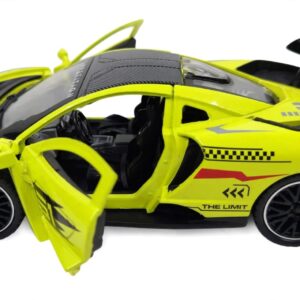 Radha Madhav Toys Die Cast Metal Super Racing Sports Car Model 51 - 6 Inch Pull Back Action Car (Multicolor, Pack of: 1)